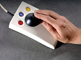 Kidsball trackball (BigTrack) 2.0 - Ausili Informatici per Disabili